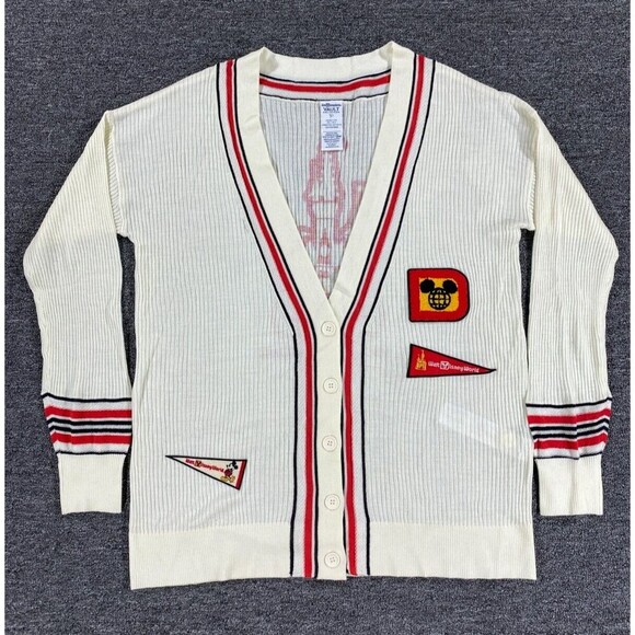 Walt Disney World Sweater Adult Large Varsity Cardigan 50th Anniversary Vault L - Picture 1 of 16